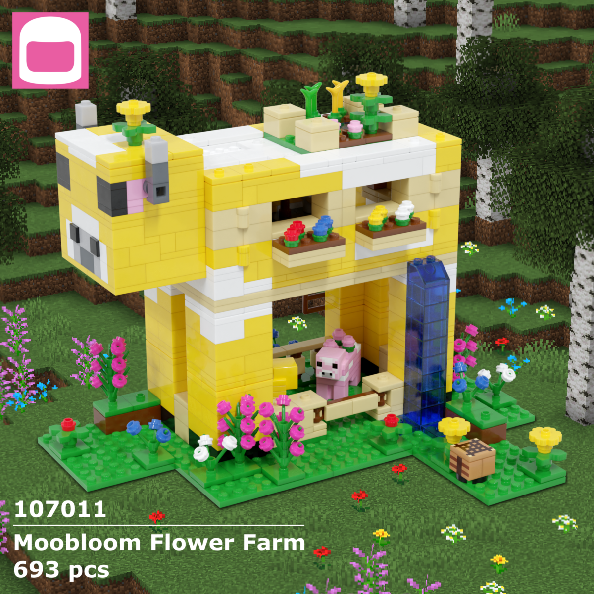 Lego moobloom flower farm instructions lilium brick yards